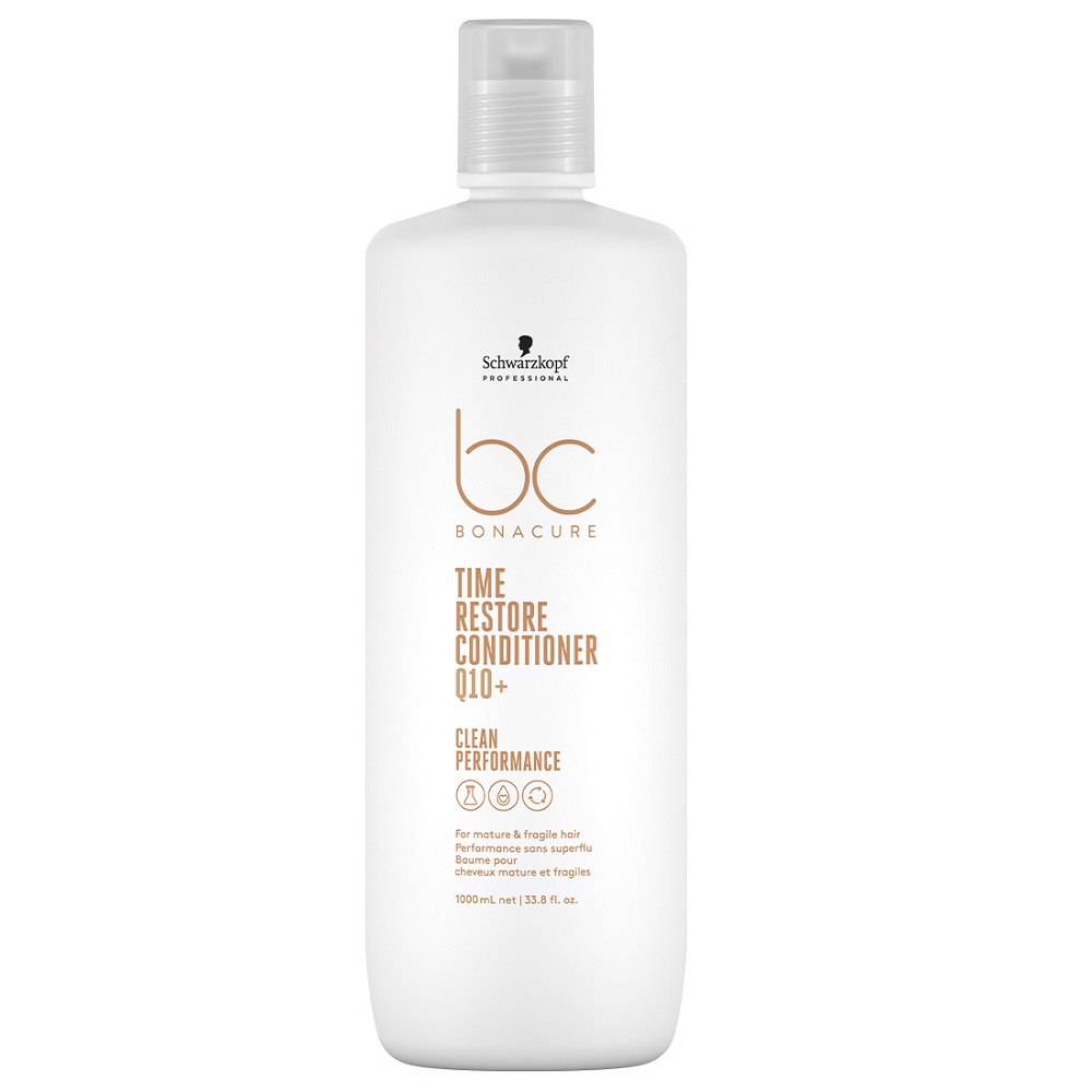 72618341678679640 BC Bonacure Time Restore Conditioner bogata odżywka do suchych i łamliwych dojrzałych włosów 1000ml - obrazek 1