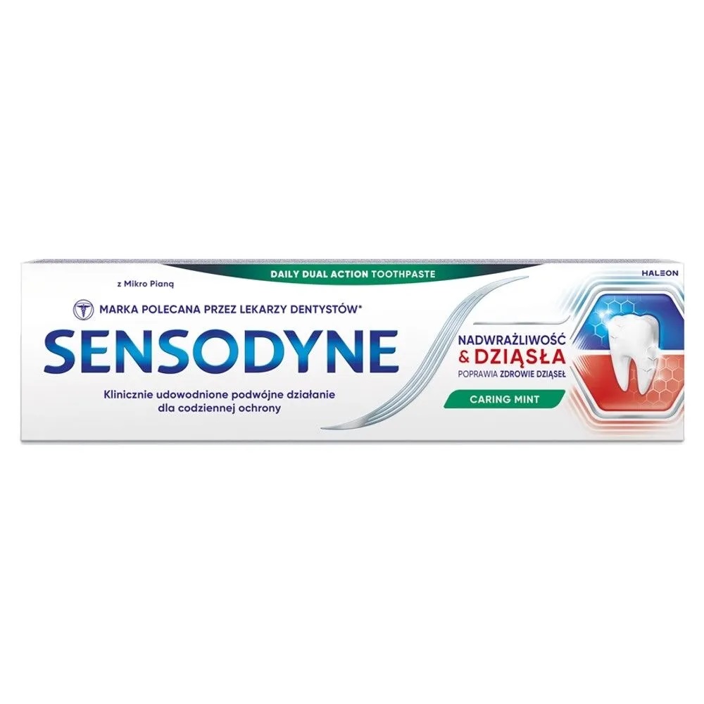 7293841765273987 Nadwrażliwość & Dziąsła Caring Mint pasta do zębów z fluorkiem 75ml - obrazek 1