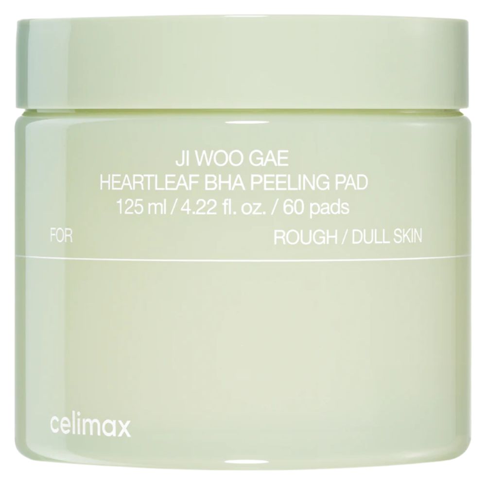 72951421752482558 Ji Woo Gae Heartleaf BHA Peeling Pad złuszczające płatki o działaniu uspokajającym 60szt - obrazek 1