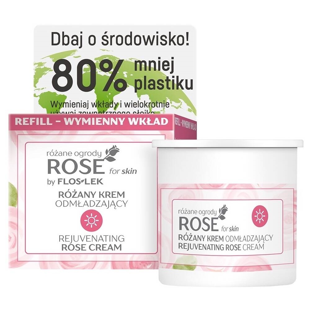 73049381645802656 Rose For Skin różany krem odmładzający na dzień Refill 50ml - obrazek 1