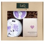 Króliczka Niezapominajka zestaw peeling myjący 200ml + masło do ciała 200ml + mus do mycia twarzy 100ml