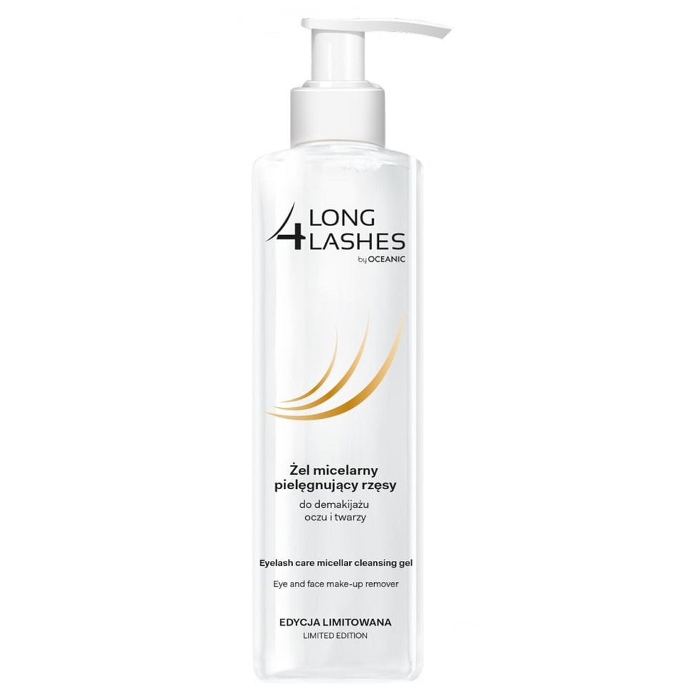 73141141601381632 Eyelash Care Micellar Cleansing Gel żel micelarny pielęgnujący rzęsy do demakijażu oczu i twarzy 250ml - obrazek 1