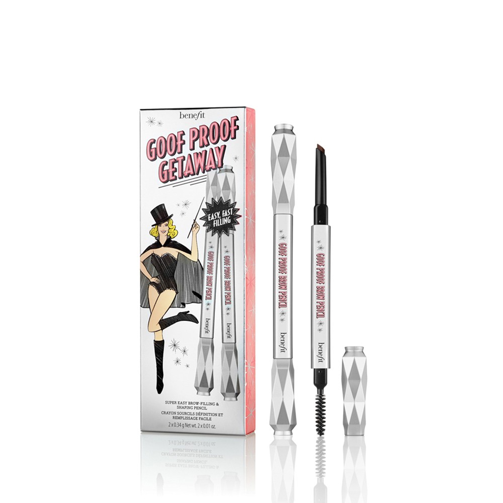 73149601667910328 Goof Proof Getaway Brow Pencil Duo Set zestaw kredek do brwi 3 Warm Light Brown 2x0.34g - obrazek 1
