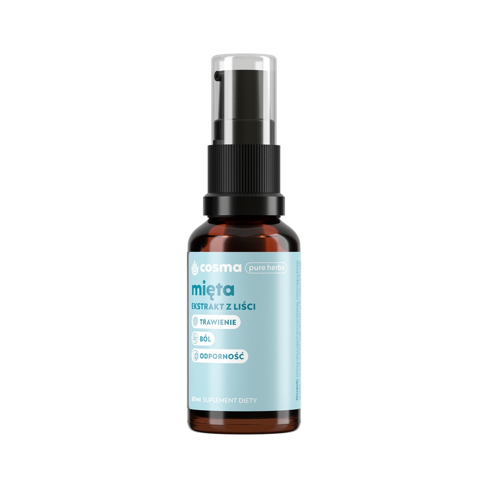 73207001766399961 Pure Herbs Mięta ekstrakt z liści mięty pieprzowej suplement diety 30ml - obrazek 1
