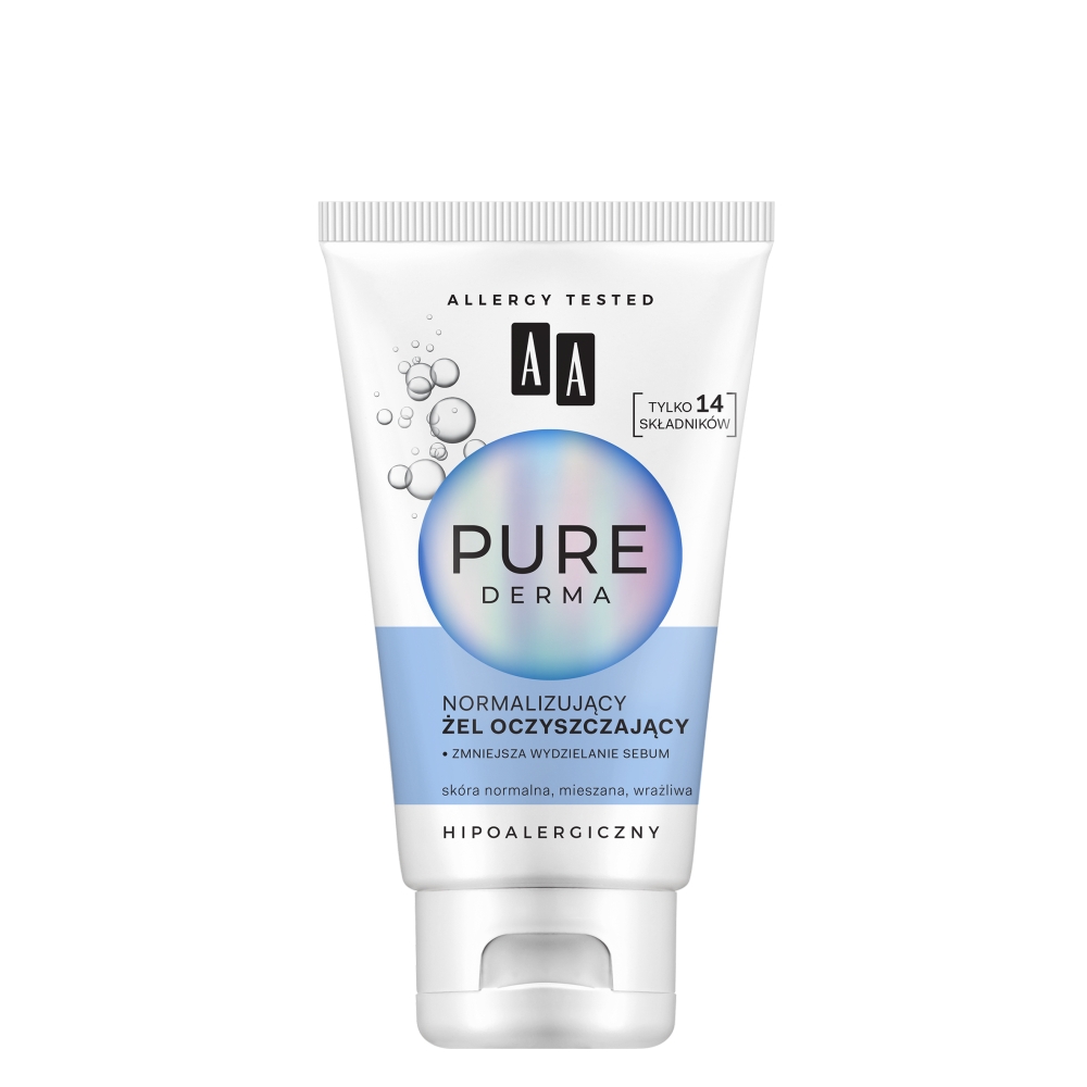 73249041632995932 Pure Derma normalizujący żel oczyszczający 150ml - obrazek 1
