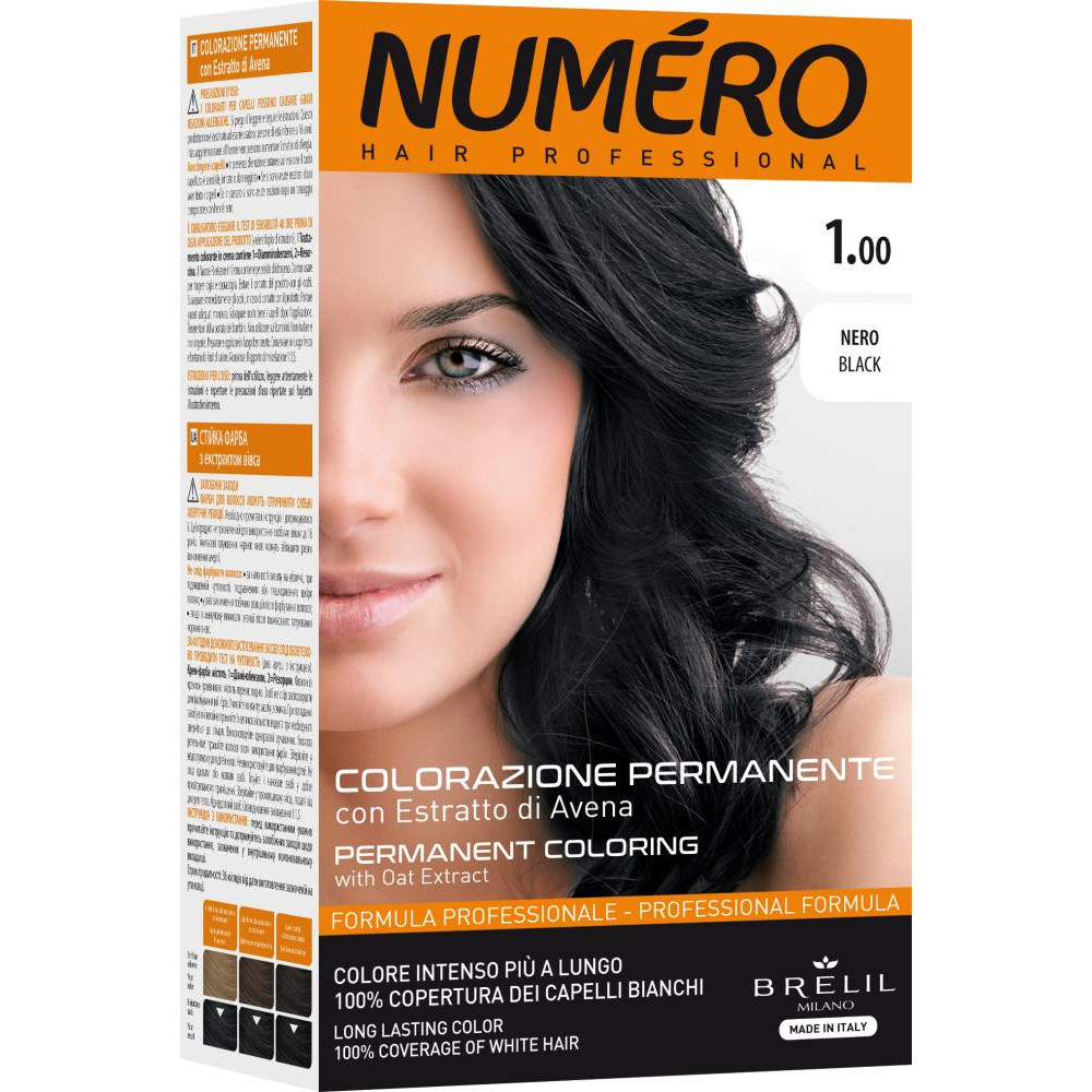 73357461662973966 Permanent Coloring farba do włosów 1 Black 140ml - obrazek 1