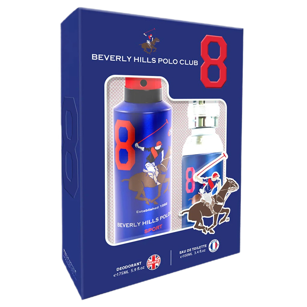 73370161717589151 Men Sport Eight zestaw woda toaletowa spray 100ml + dezodorant spray 175ml - obrazek 1