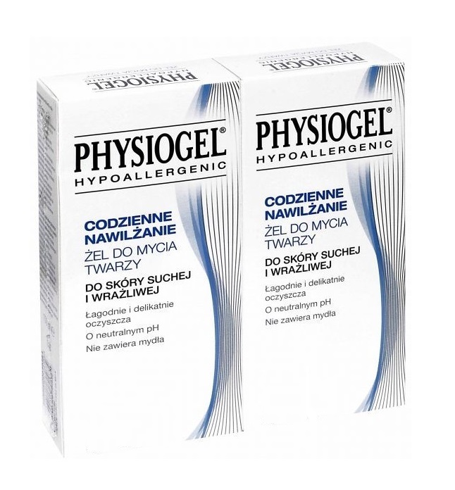 73383581633346156 Codzienne Nawilżanie żel do mycia twarzy do skóry suchej i wrażliwej 2x150ml - obrazek 1