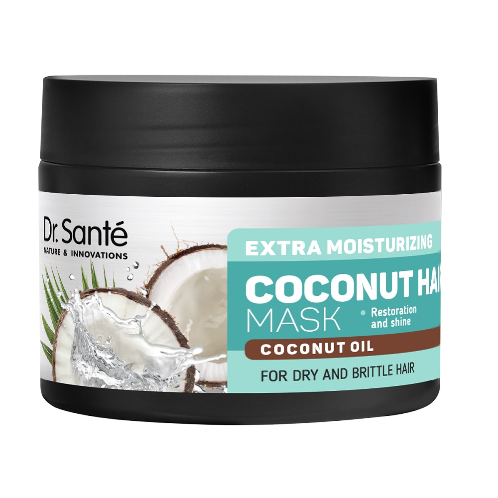 73405931727177769 Coconut Hair Mask ekstra nawilżająca maska z olejem kokosowym dla suchych i łamliwych włosów 300ml - obrazek 1