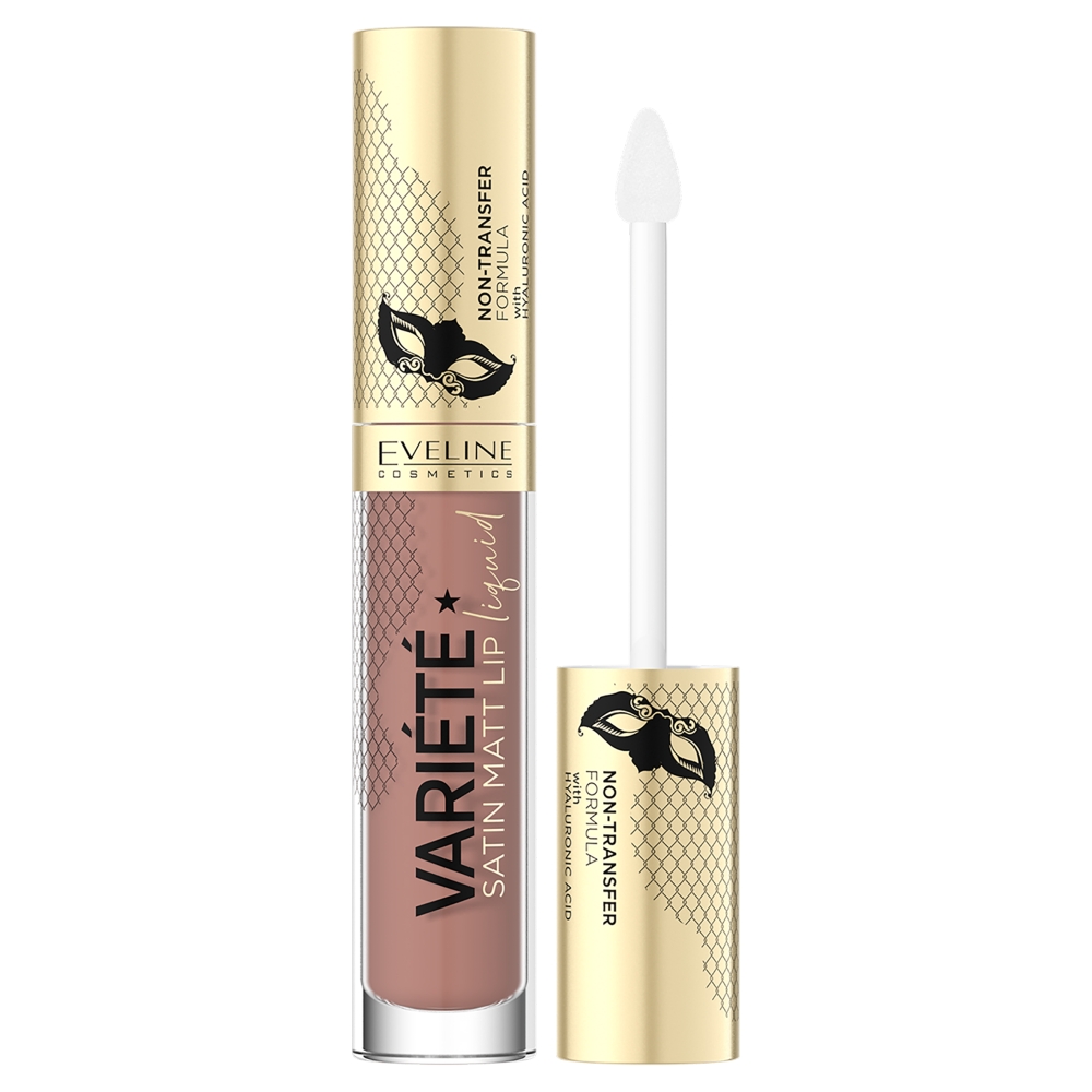 73529901752219699 Variete Satin Matt Lip Liquid pomadka w płynie z kwasem hialuronowym 01 4.5ml - obrazek 1