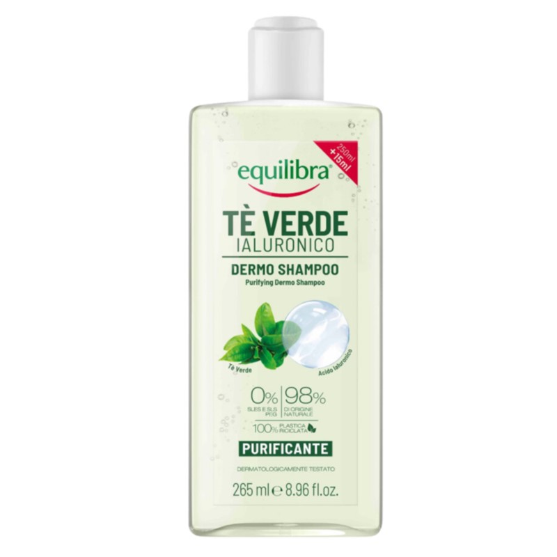 73553351689166239 Purifying Dermo Shampoo oczyszczający szampon z zieloną herbatą i kwasem hialuronowym 265ml - obrazek 1