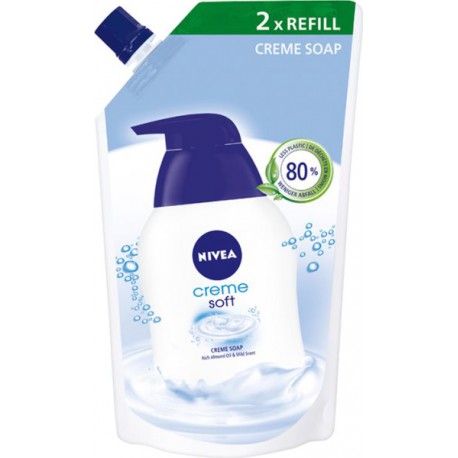 73661441593517081 Creme Soft mydło w płynie opakowanie uzupełniające 500ml - obrazek 1