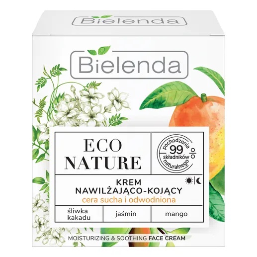 73679741650618510 Eco Nature krem nawilżająco-kojący na dzień i noc Śliwka Kakadu & Jaśmin & Mango 50ml - obrazek 1