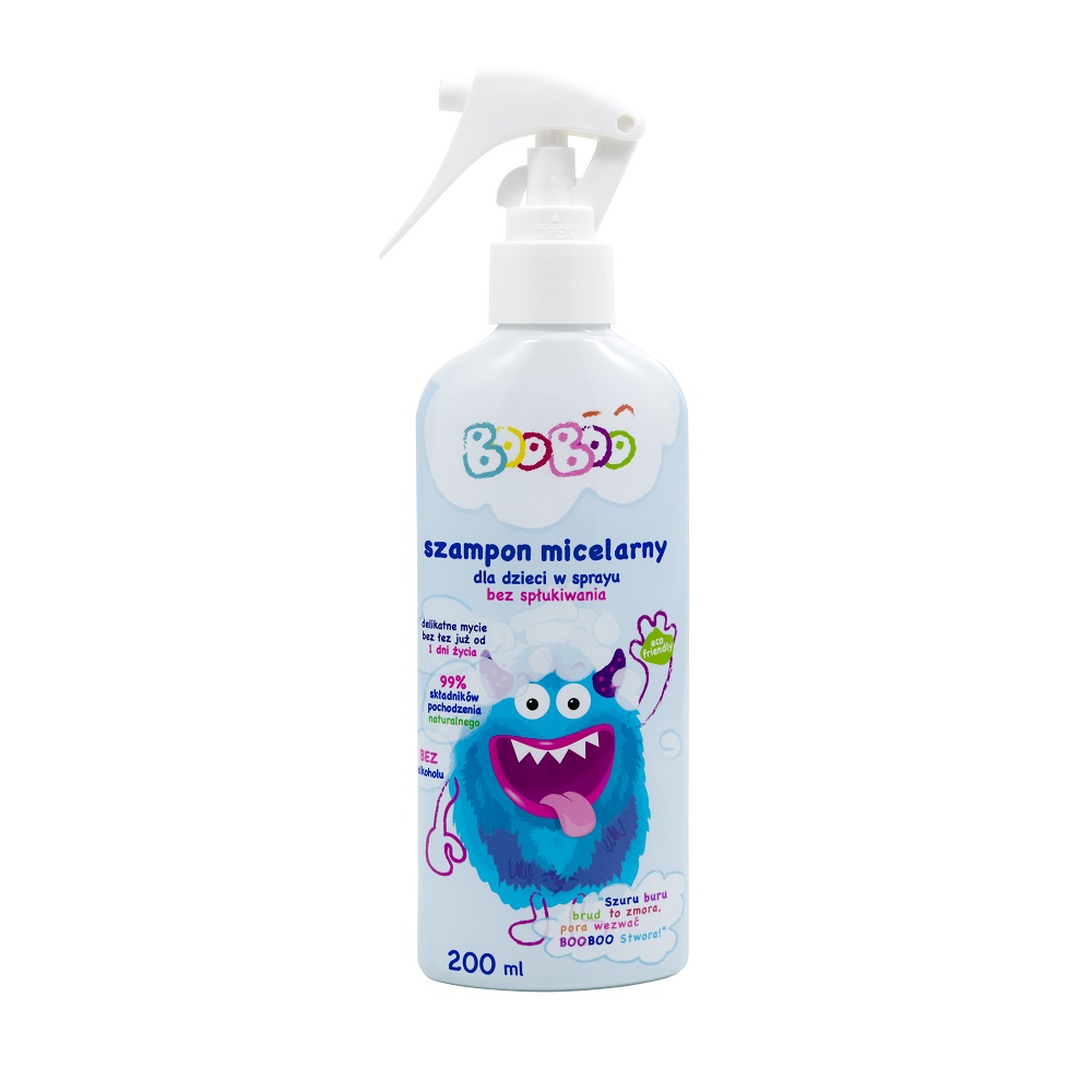 73727721614182692 Szampon micelarny dla dzieci w sprayu bez spłukiwania 200ml - obrazek 1