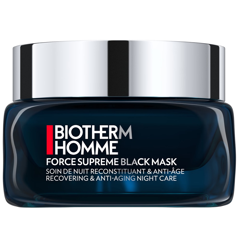 73736121726130424 Homme Force Supreme Black Mask regenerująco-przeciwstarzeniowa maska na noc 50ml - obrazek 1