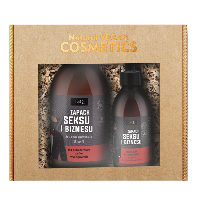73928621753856614 Zapach Seksu i Biznesu zestaw żel pod prysznic 500ml + balsam po goleniu 150ml - obrazek 1