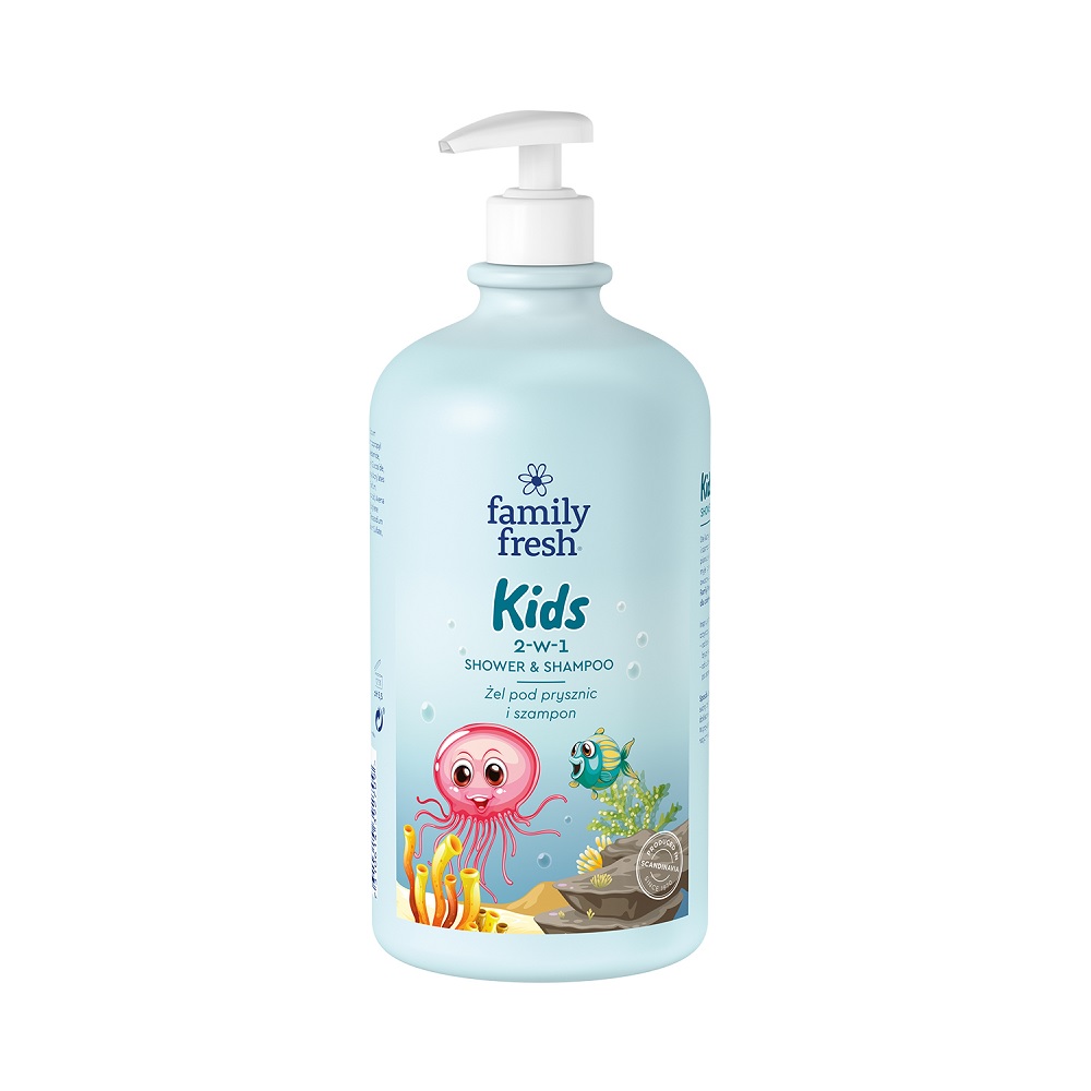 73930091652343091 Kids żel pod prysznic i szampon 2w1 dla dzieci 1000ml - obrazek 1