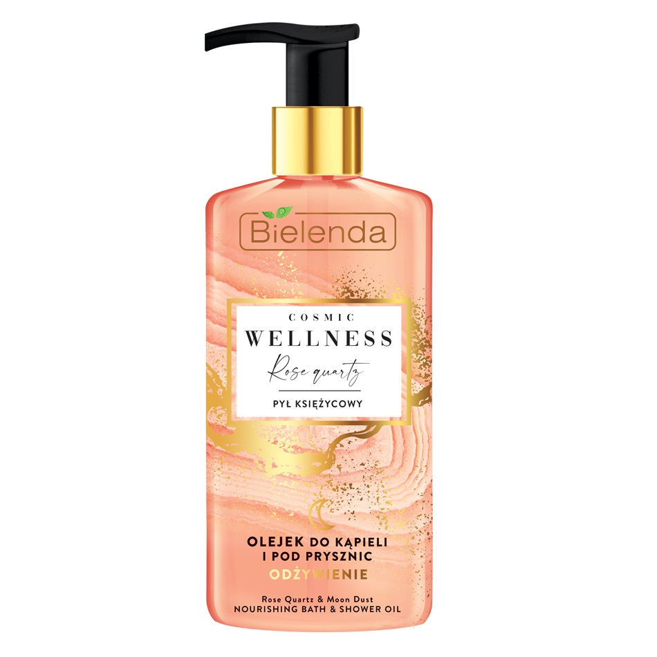 73946741650629734 Cosmic Wellness olejek do kąpieli i pod prysznic Rose Quartz i Księżycowy Pył 250ml - obrazek 1
