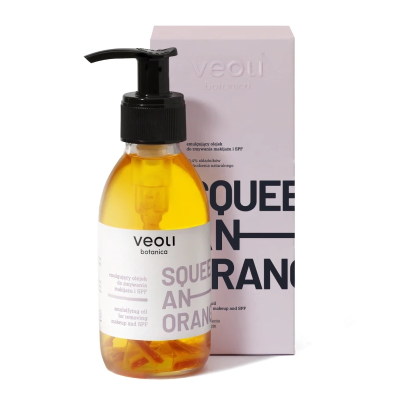 73981791709015417 Squeeze An Orange emulgujący olejek do zmywania makijażu i SPF 132.7g - obrazek 1