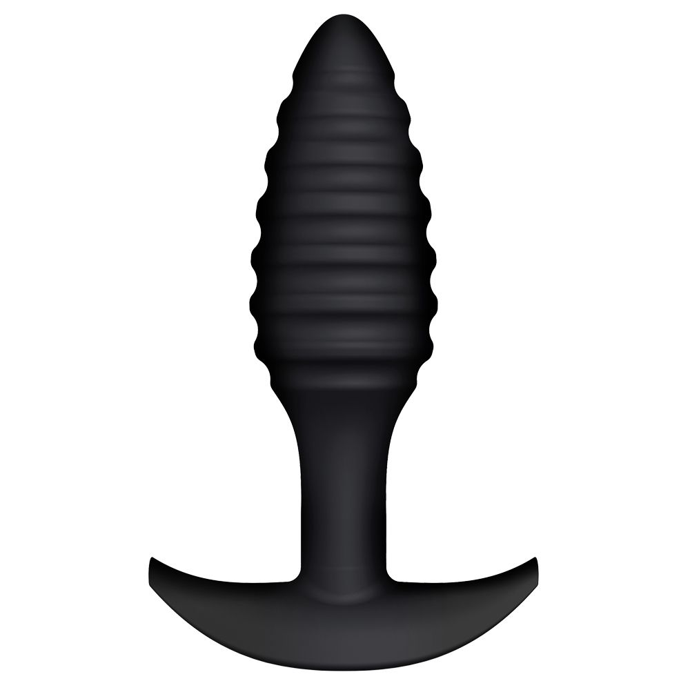 73996931712113209 Spiral Plug stymulujący korek analny Black - obrazek 1