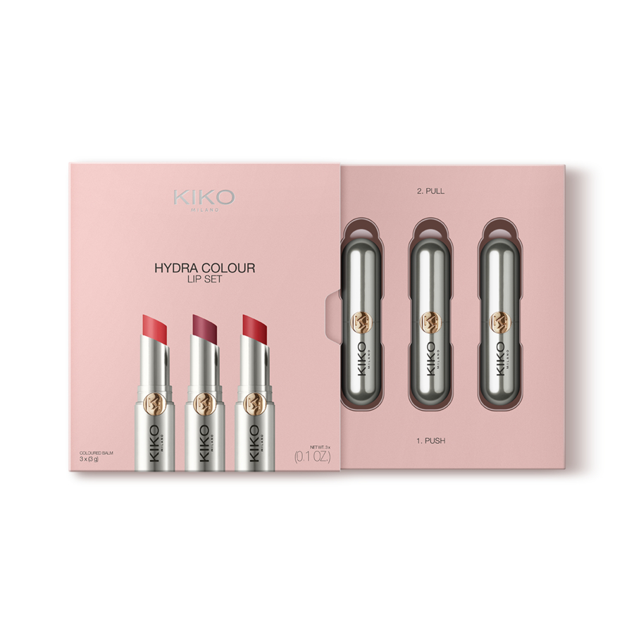 74046881712047847 Hydra Colour Lip Set zestaw 3 kolorowych balsamów do ust o działaniu nawilżającym - obrazek 1