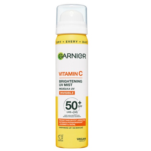 74131561745342920 Vitamin C rozświetlająca mgiełka UV na makijaż z SPF50+ i witaminą C 75ml - obrazek 1