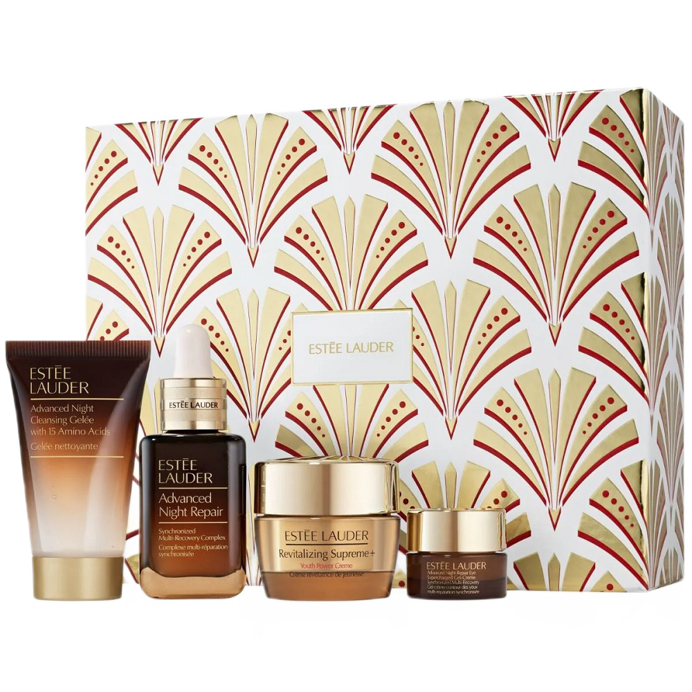 74201601730092443 Advanced Night Repair zestaw serum naprawcze 50ml + żel oczyszczający do twarzy na noc 30ml + rewitalizujący krem do twarzy 15ml + krem pod oczy 5ml - obrazek 1