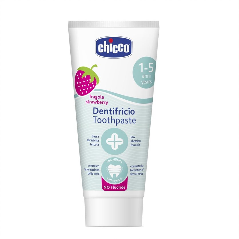74280781663322214 Toothpaste pasta do zębów bez fluoru o smaku truskawkowym 1-5l 50ml - obrazek 1