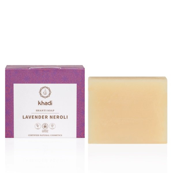 74303611670584114 Shanti Soap naturalne mydło w kostce Lawenda i Neroli 100g - obrazek 1