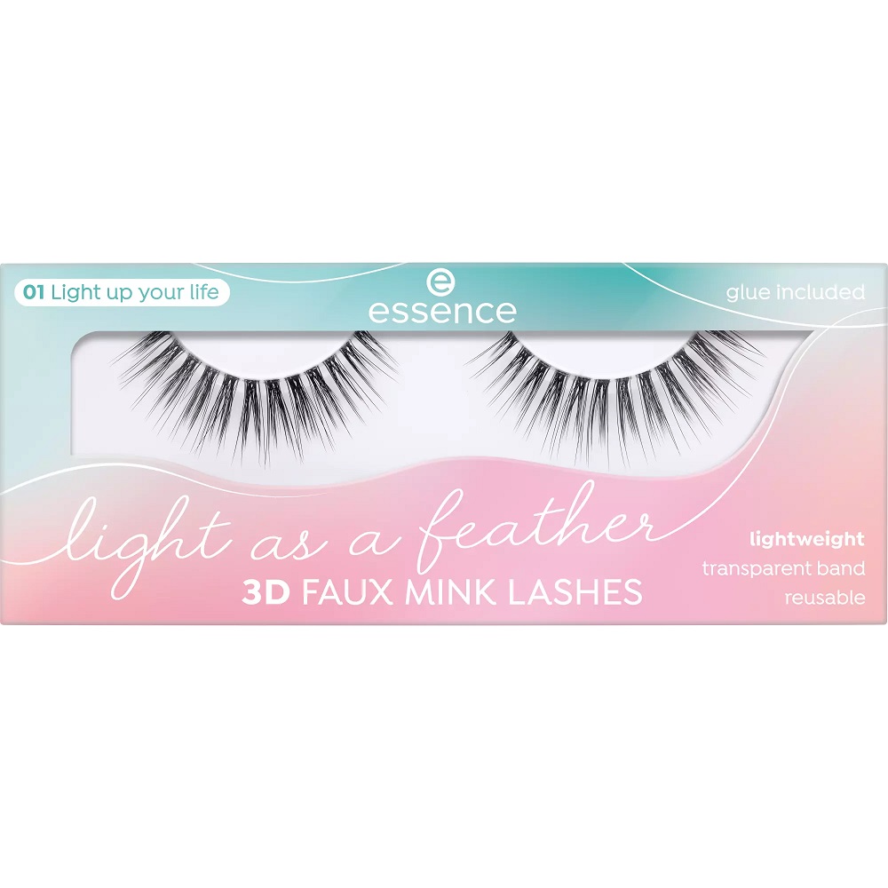 74368691700129706 Light as a Feather 3D Faux Mink Lashes sztuczne rzęsy wielokrotnego użytku z efektem 3D 01 Light up your life - obrazek 1