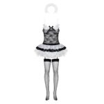 Housemaid kostium 5-częściowy Black S/M