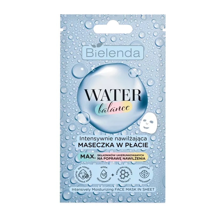 74432141674746596 Water Balance intensywnie nawilżająca maseczka do twarzy w płacie 1szt. - obrazek 1