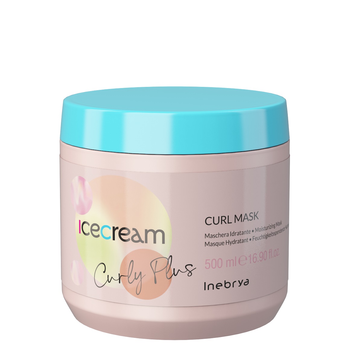 74516281677165040 Ice Cream Curly Plus nawilżająca maska do włosów kręconych i falowanych 500ml - obrazek 1