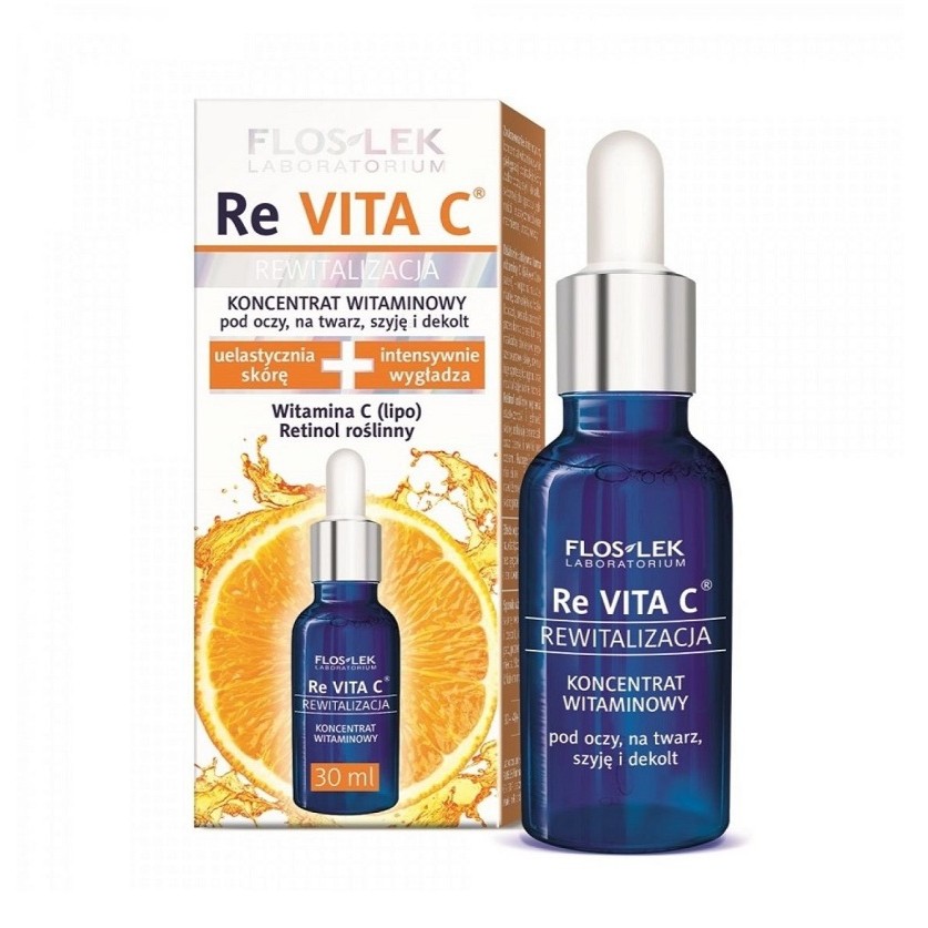 74565021776934568 Re Vita C Rewitalizacja koncentrat witaminowy pod oczy na twarz szyję i dekolt 30ml - obrazek 1