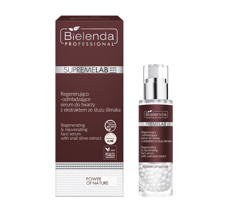 74572491587985407 SupremeLab Power Of Nature regenerująco-odmładzające serum do twarzy z ekstraktem ze śluzu ślimaka 30g - obrazek 1