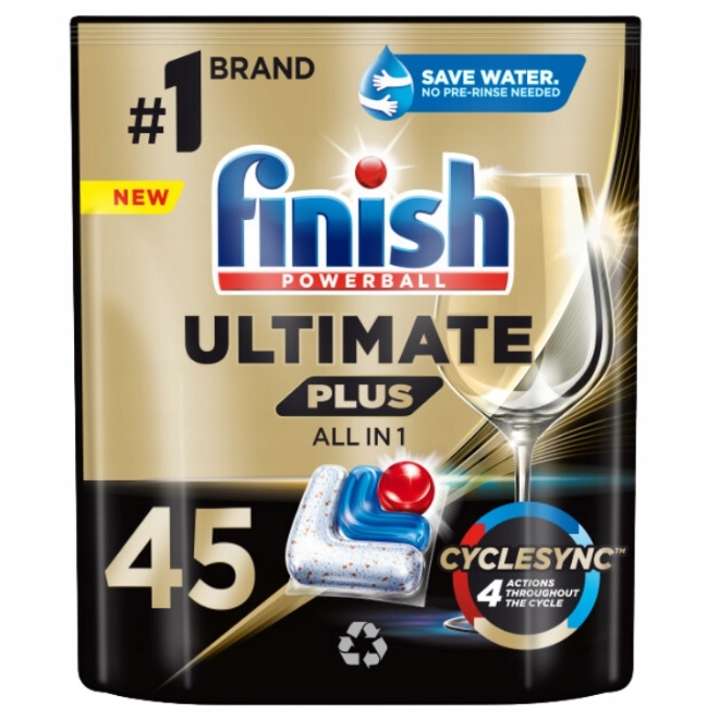 74583731680791678 Ultimate Plus kapsułki do zmywarki Fresh 45szt. - obrazek 1
