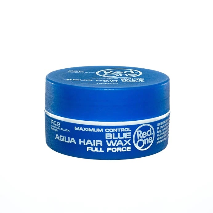7458461658919856 Aqua Hair Gel Wax Full Force wosk do włosów Blue 150ml - obrazek 1