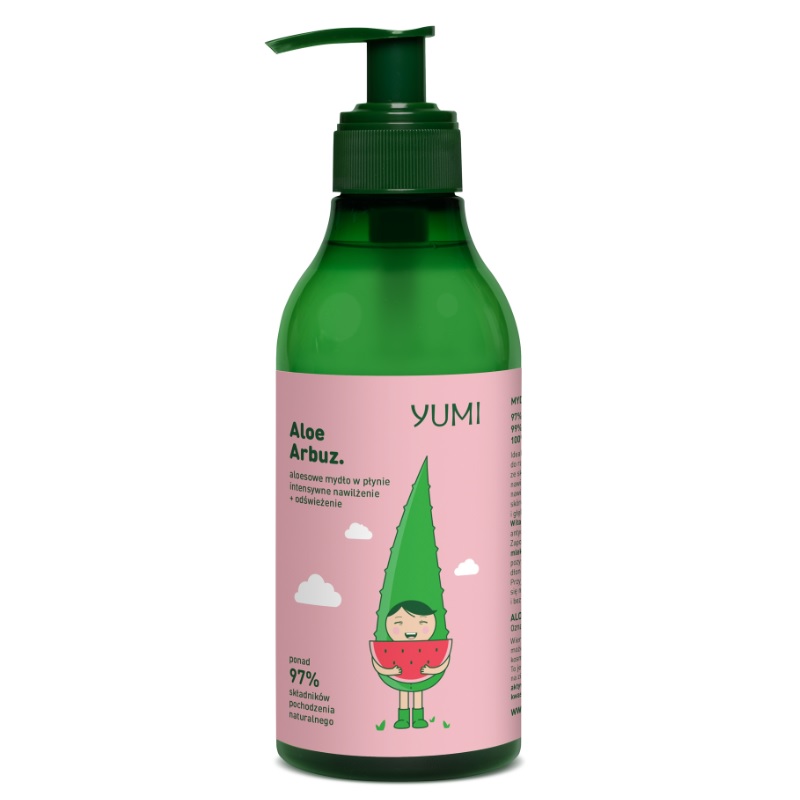 74649911681483327 Aloe Arbuz aloesowe mydło w płynie 300ml - obrazek 1