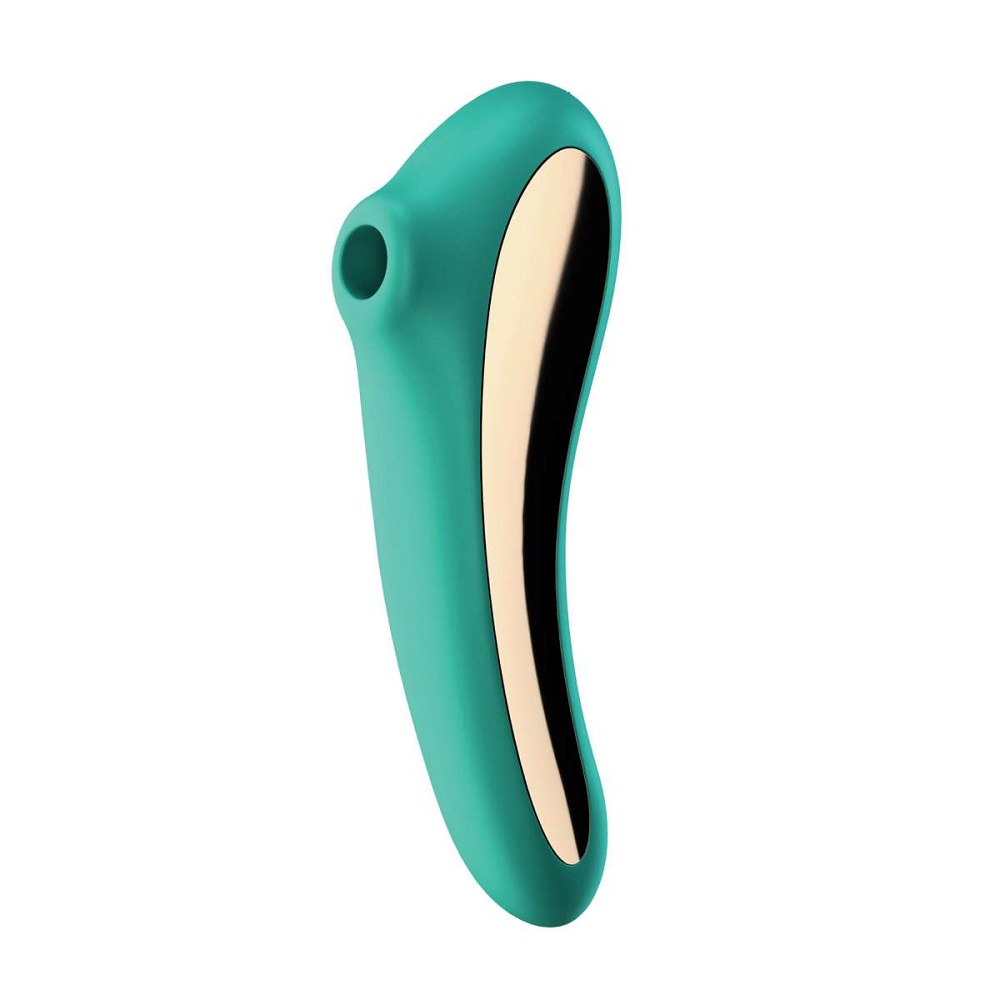 74676521646744848 Dual Kiss stymulator łechtaczki i punktu G Green - obrazek 1