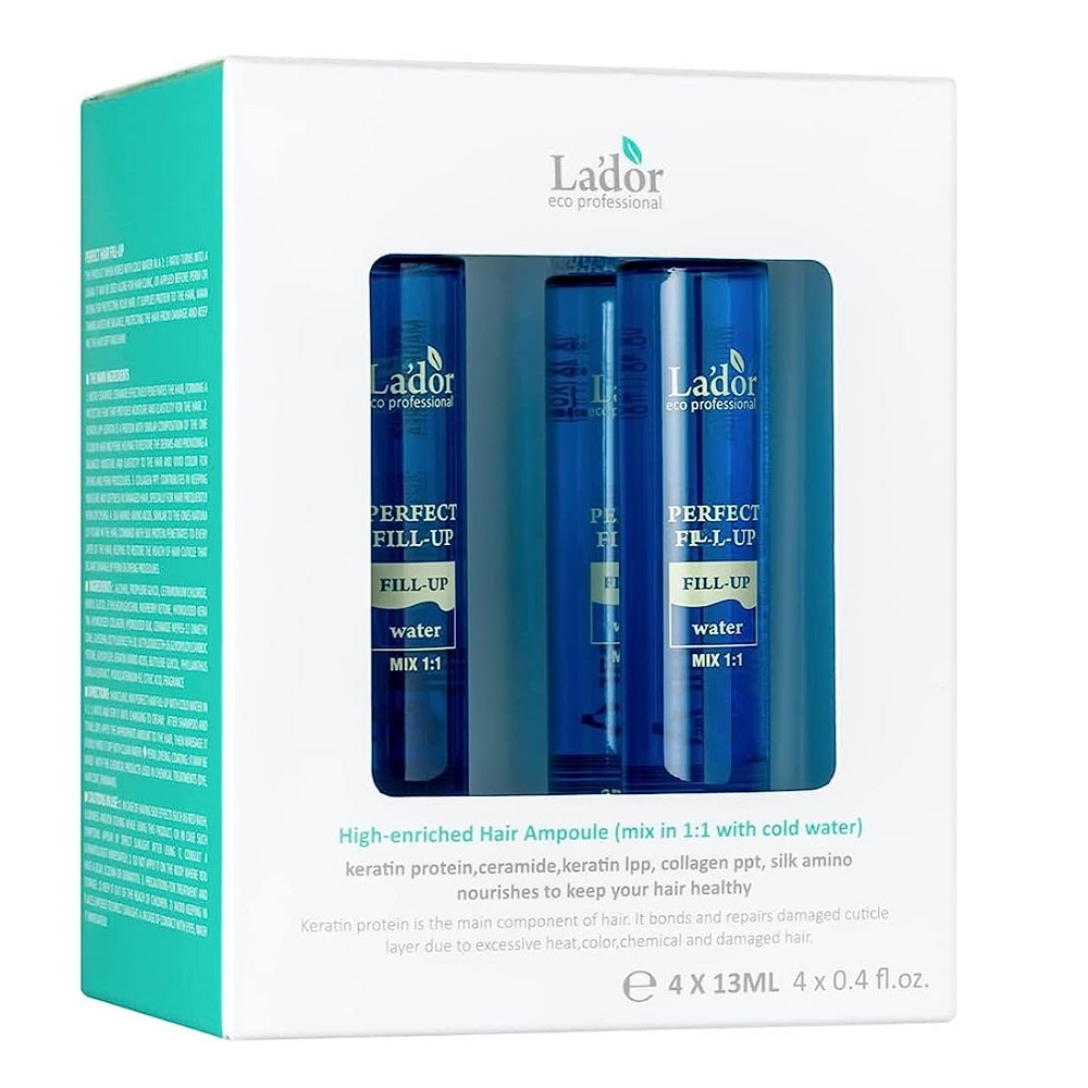 74679671687494934 Perfect Hair Fill-Up Ampoule regenerujące ampułki do włosów zniszczonych 4x13ml - obrazek 1