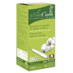 Silver Care tampony z aplikatorem z bawełny organicznej Super 14szt