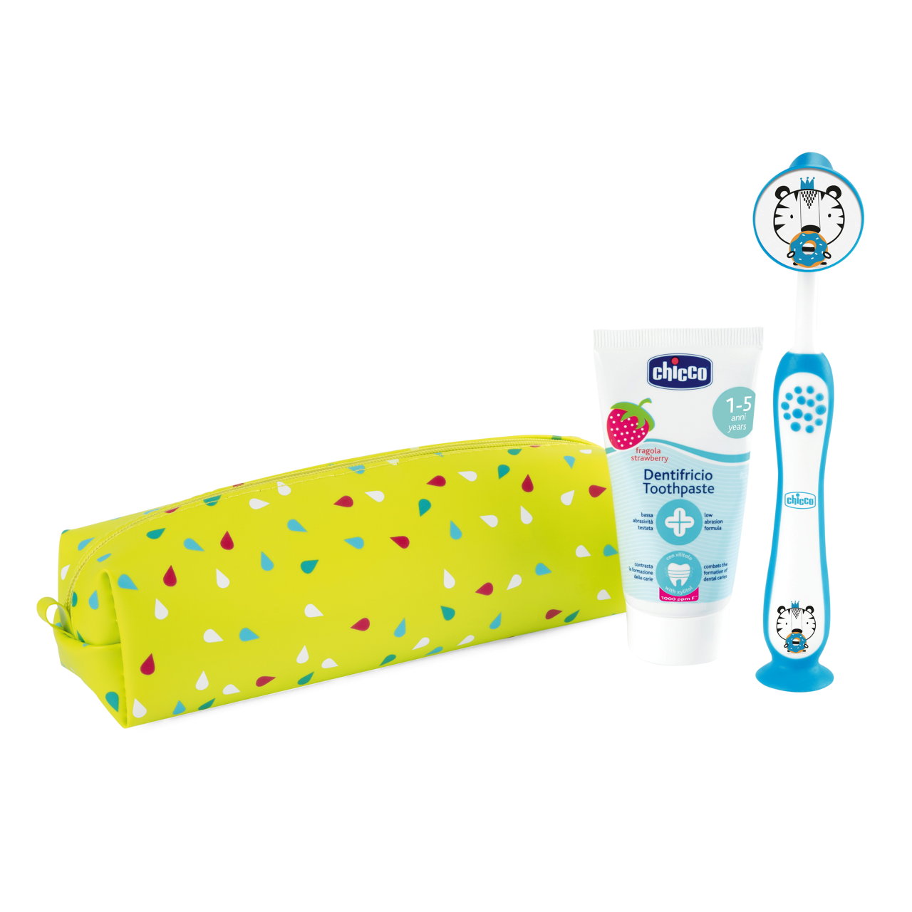 7478611722484065 Always Smiling zestaw podróżny pasta do zębów 50ml + szczoteczka do zębów + etui 3-6l Tiger - obrazek 1
