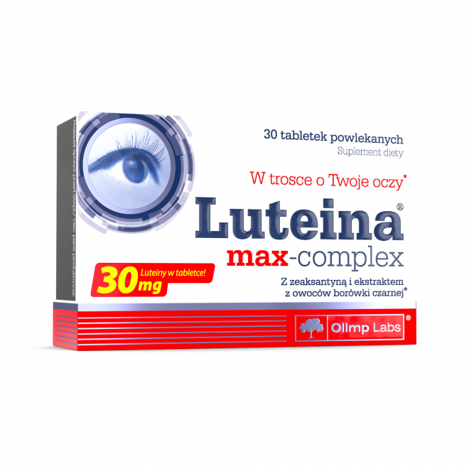 75037751742977097 Luteina Max-Complex suplement diety 30 tabletek - obrazek 1