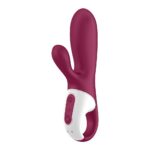 Hot Bunny podgrzewany wibrator typu króliczek Violet