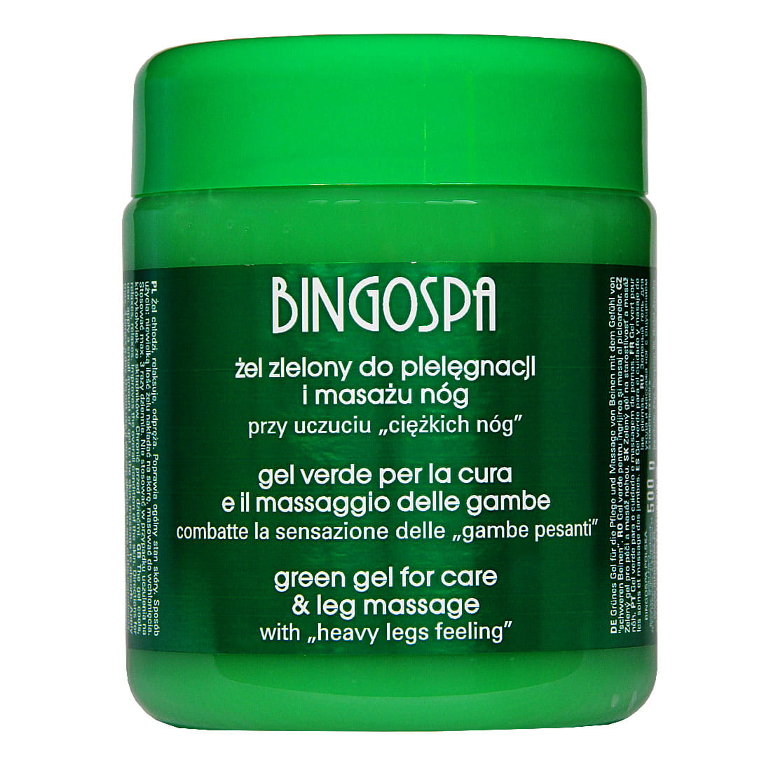 75074841701097154 Żel zielony do pielęgnacji i masażu nóg 500g - obrazek 1