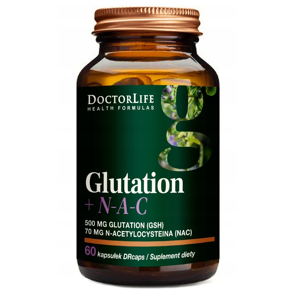 75078511774254707 Glutation + N-A-C suplement diety 60 kapsułek - obrazek 1