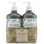 Naturals Hand Care Duo Lime Ginger & Cardamon zestaw Hand Wash żel do mycia rąk 500ml + Hand & Body Lotion balsam do ciała i dłoni 500ml