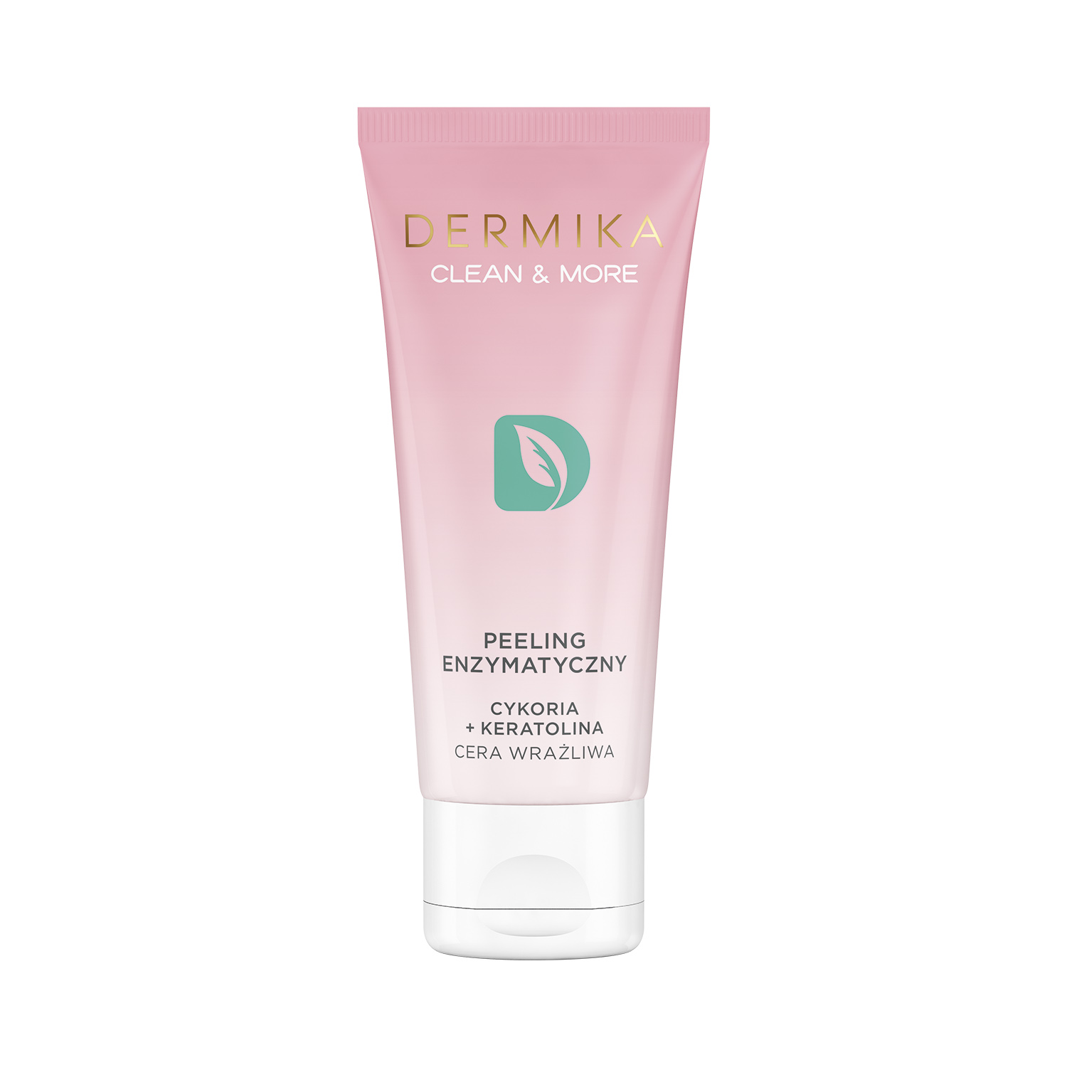 75199001601026365 Clean & More peeling enzymatyczny do cery wrażliwej Cykoria & Keratolina 75ml - obrazek 1
