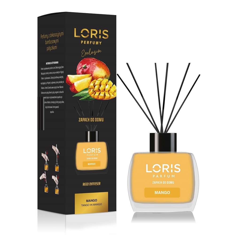 75380691687433892 Reed Diffuser dyfuzor zapachowy z patyczkami Mango 120ml - obrazek 1