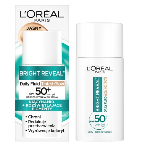 75425651745324970 Bright Reveal fluid redukujący przebarwienia z SPF50+ Odcień Jasny 50ml - obrazek 1